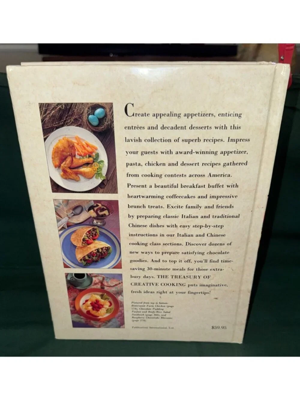 The Treasury of Creative Cooking by Editors of Consumer Guide (1992) Hardcover